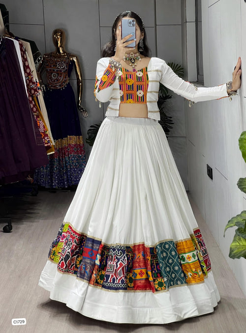 Ethnic Women Lehenga With Fancy Top