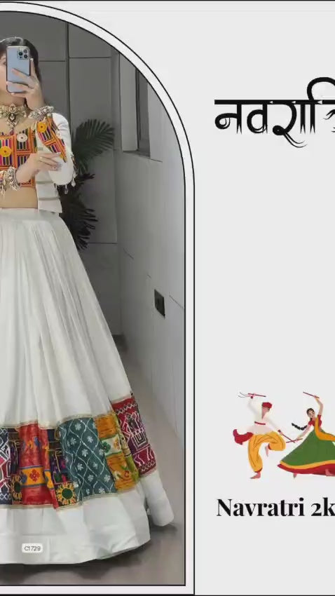 Ethnic Women Lehenga With Fancy Top